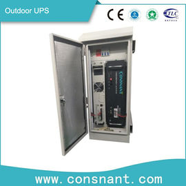 Telecom Online Outdoor UPS System 1KVA 613 * 640 * 954mm Dengan Baterai Lithium Iron