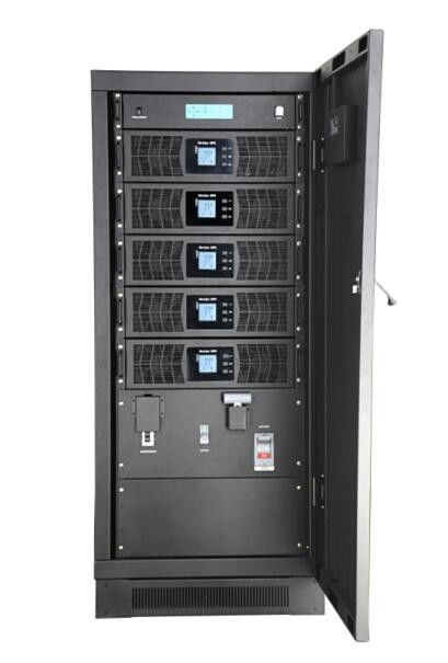 LCD Display Power Modular UPS System Pusat Data Modular UPS 30-300KVA Mudah Mempertahankan