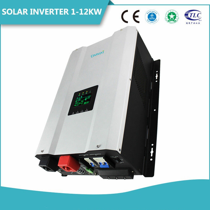 Hybrid Off Grid Solar Power Inverter 24V / 48V 1 - 12kw 50 / 60Hz Disesuaikan