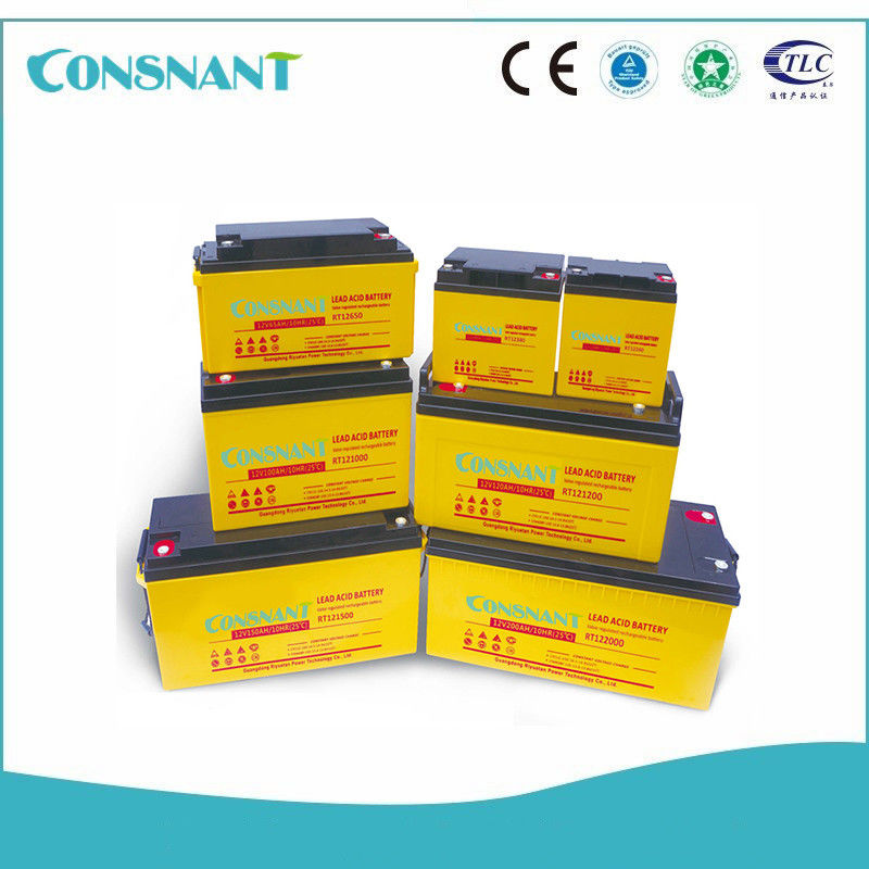 Customized UPS Accessories 6V &amp;amp; 12V Valve Regulated Lead Acid Battery Non - Spillable