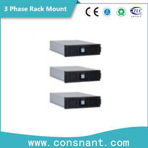 Layar LCD 3 Phase Rack Mount Sistem Daya Tidak Terputus UPS 10-40KVA Dengan Faktor Daya 0.9