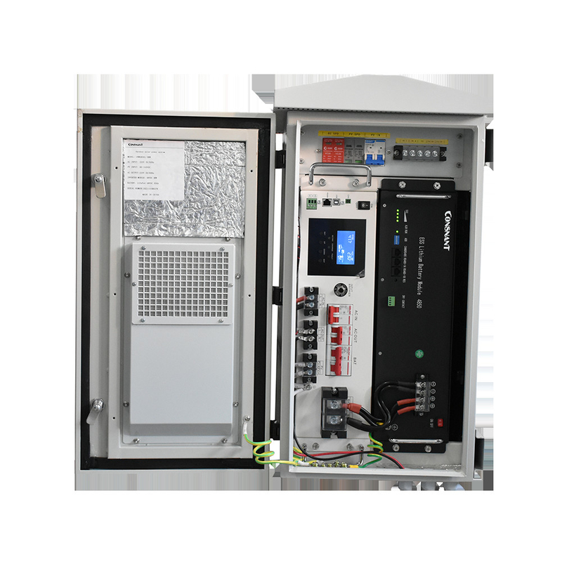 CNW110 Series Integrated Outdoor Online UPS Power System Kabinet Peralatan Luar Ruang 1-10KVA